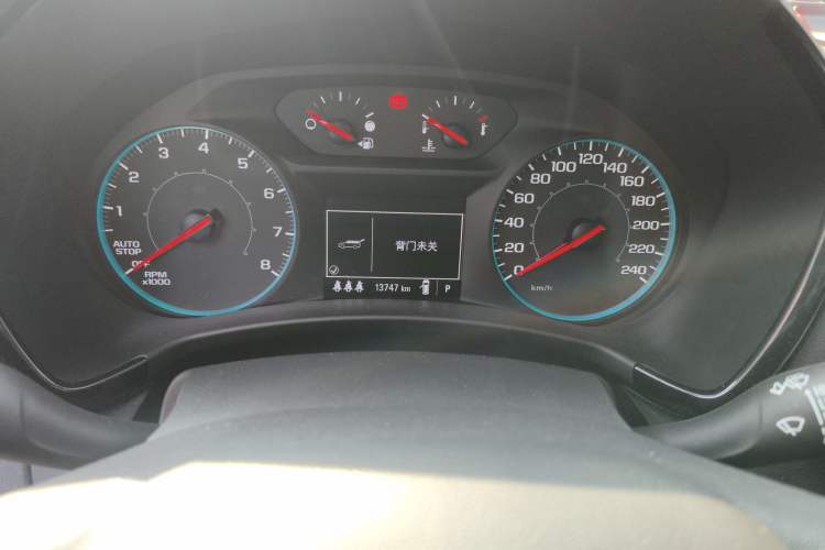 Used Chevrolet Equinox 2022 535T Chijie Edition Odometer Close Up