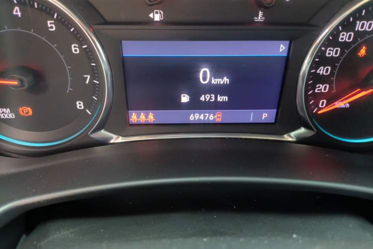 Used Chevrolet Equinox 2022 535T YuJie Edition Odometer Close Up