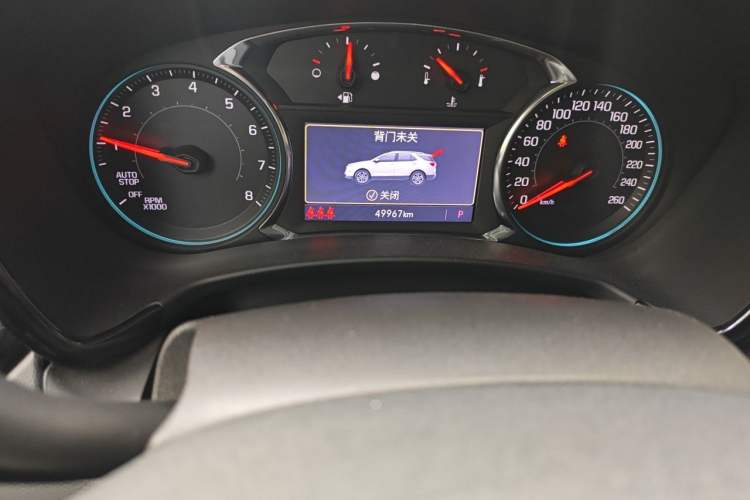 Used Chevrolet Equinox 2022 535T YuJie Edition Odometer Close Up