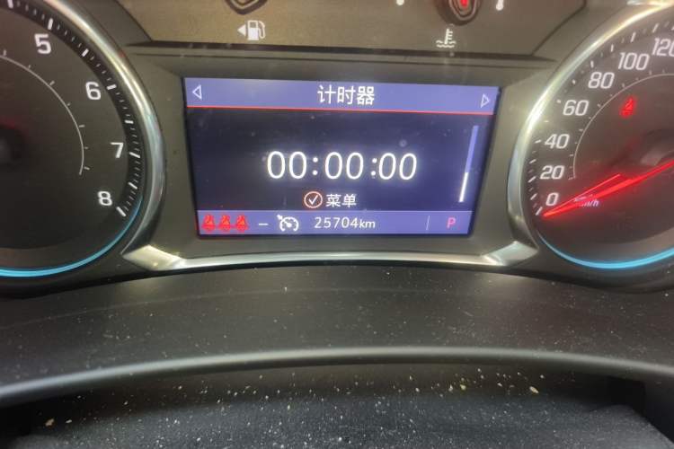 Used Chevrolet Equinox 2022 535T YuJie Edition Odometer Close Up