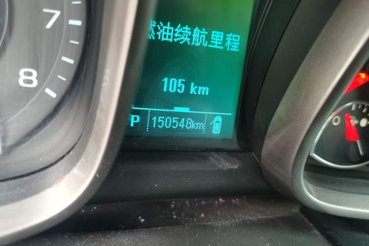 Used Chevrolet Malibu 2013 1.6T Automatic Comfort Edition Odometer Close Up