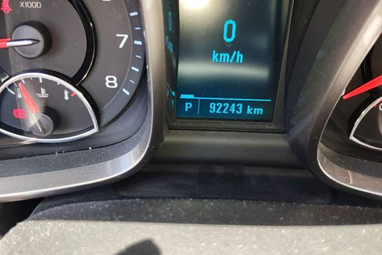 Used Chevrolet Malibu 2013 1.6T Automatic Comfort Edition Odometer Close Up