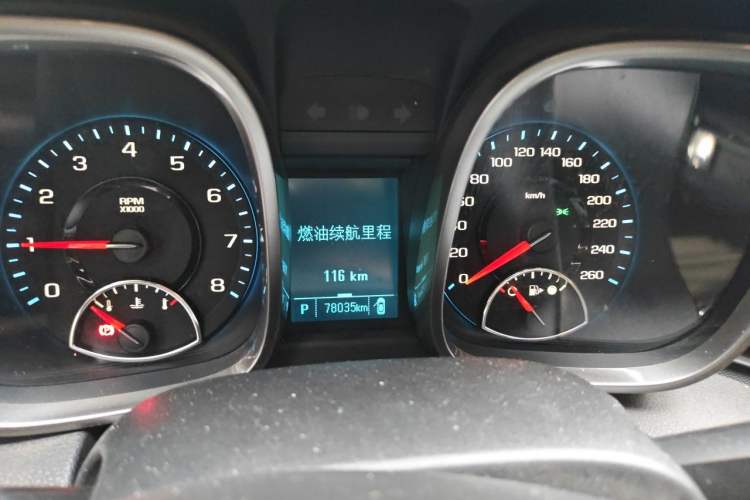 Used Chevrolet Malibu 2013 2.0L Automatic Luxury Edition Odometer Close Up