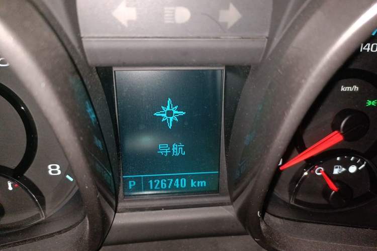 Used Chevrolet Malibu 2014 2.0L Automatic Luxury Edition Odometer Close Up