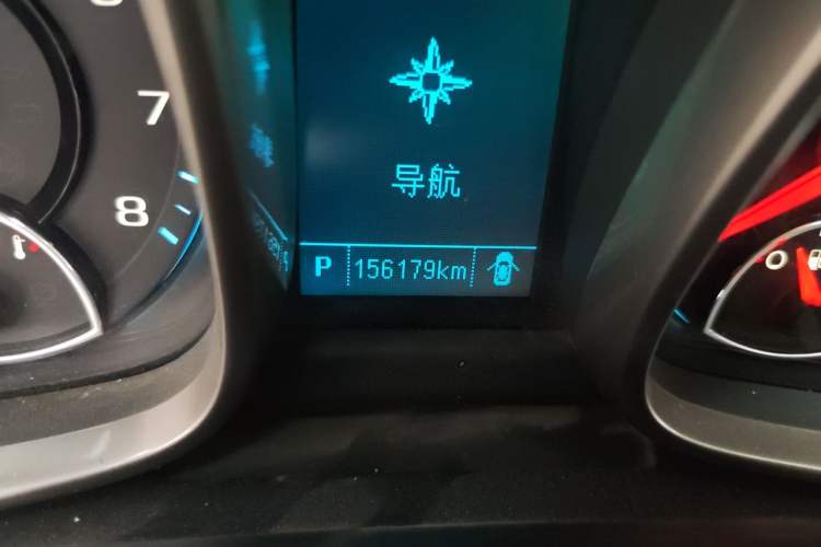 Used Chevrolet Malibu 2014 2.0L Automatic Luxury Edition Odometer Close Up