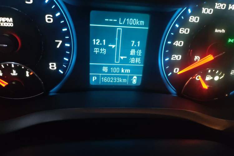 Used Chevrolet Malibu 2016 2.0L Automatic Luxury Edition Odometer Close Up