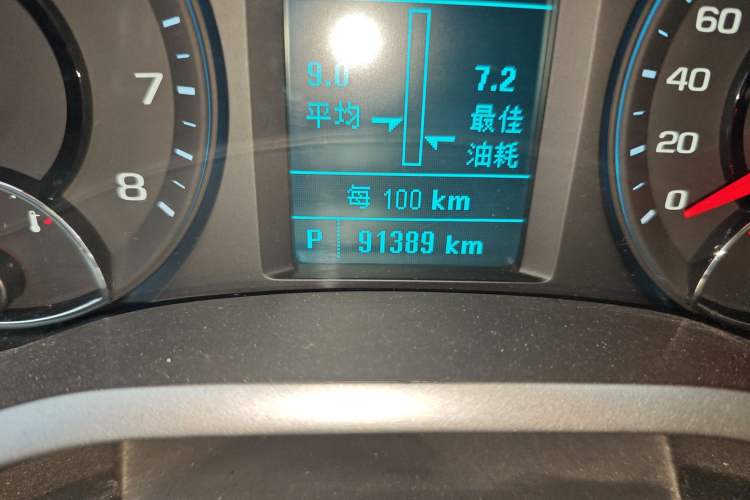 Used Chevrolet Malibu 2016 1.6T Automatic Comfort Edition Odometer Close Up