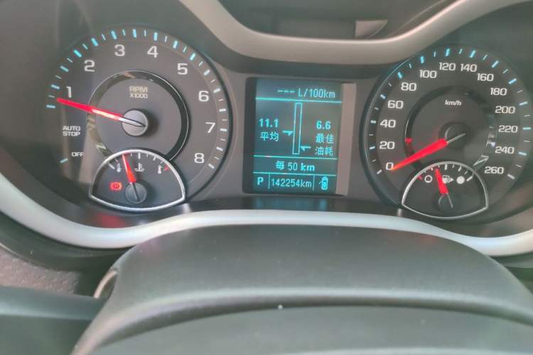 Used Chevrolet Malibu 2017 1.5T Automatic Luxury Edition Odometer Close Up