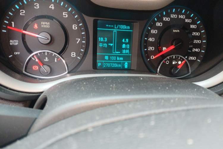 Used Chevrolet Malibu 2017 1.5T Automatic Luxury Edition Odometer Close Up