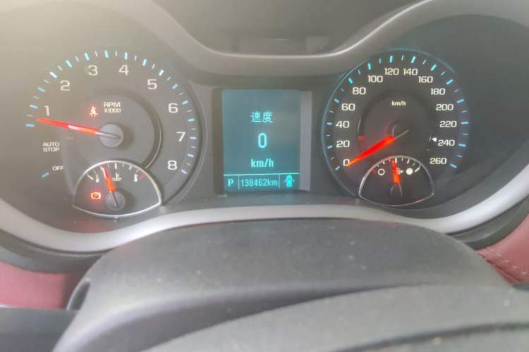 Used Chevrolet Malibu 2017 1.5T Automatic Comfort Edition Odometer Close Up