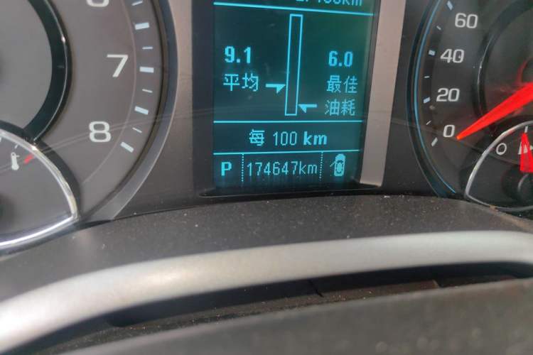 Used Chevrolet Malibu 2017 1.5T Automatic Luxury Edition Odometer Close Up