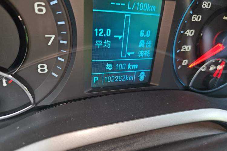 Used Chevrolet Malibu 2017 1.5T Automatic Luxury Edition Odometer Close Up