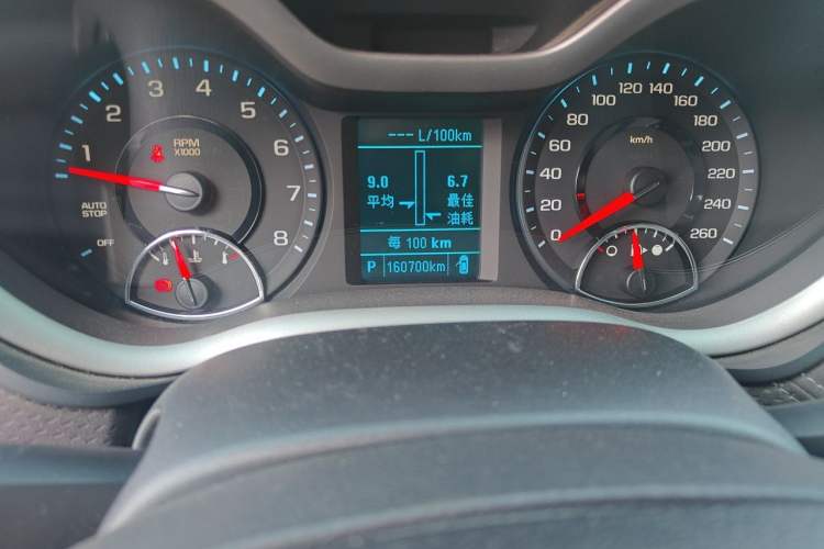 Used Chevrolet Malibu 2017 1.5T Automatic Luxury Edition Odometer Close Up