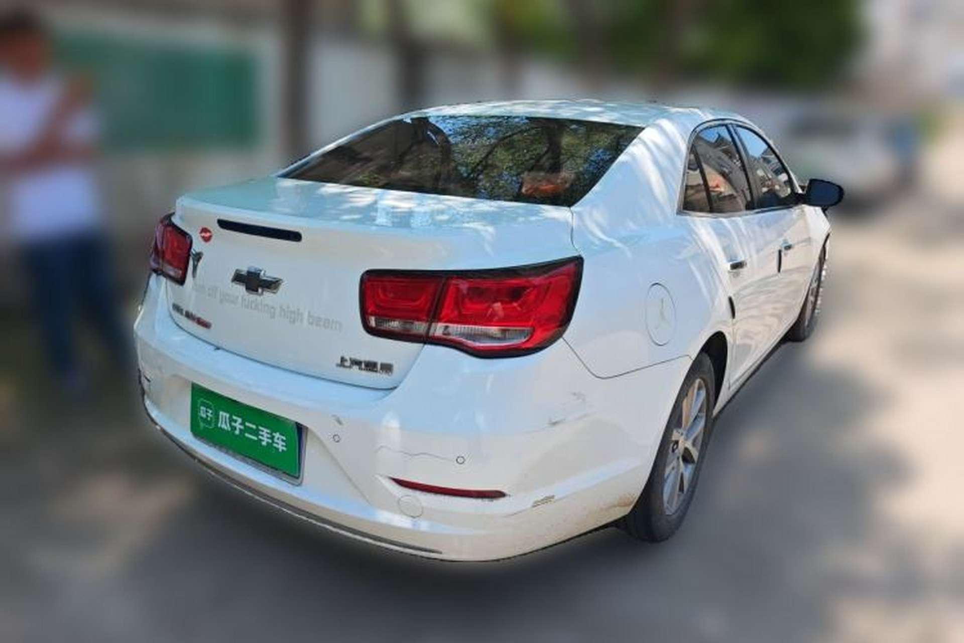 Used Chevrolet Malibu 2017 1.5T Automatic Luxury Edition Rear Right 45 Deg