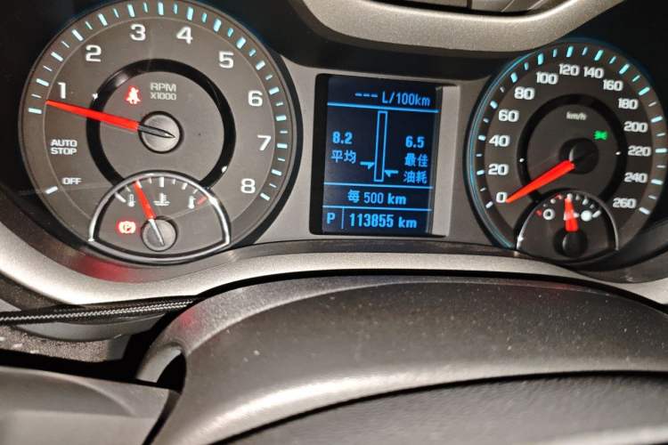 Used Chevrolet Malibu 2018 530T Automatic Fashion Edition Odometer Close Up