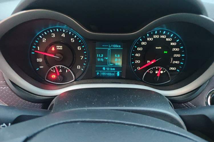 Used Chevrolet Malibu 2018 530T Automatic Fashion Edition Odometer Close Up
