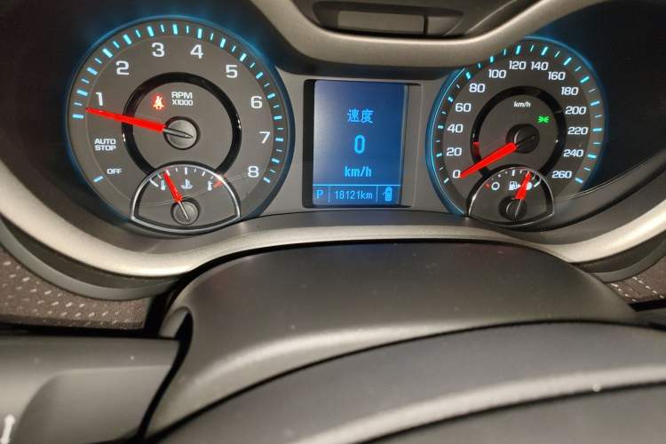 Used Chevrolet Malibu 2018 530T Automatic Fashion Edition Odometer Close Up