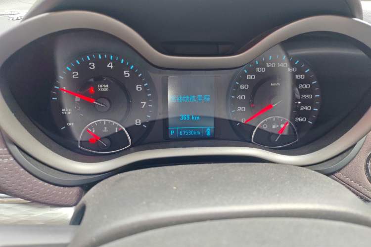 Used Chevrolet Malibu 2018 530T Automatic Luxury Edition Odometer Close Up