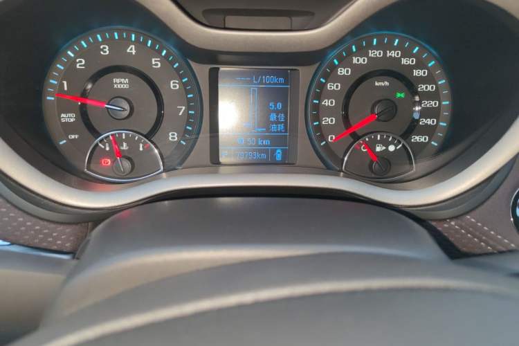 Used Chevrolet Malibu 2018 530T Automatic Fashion Edition Odometer Close Up