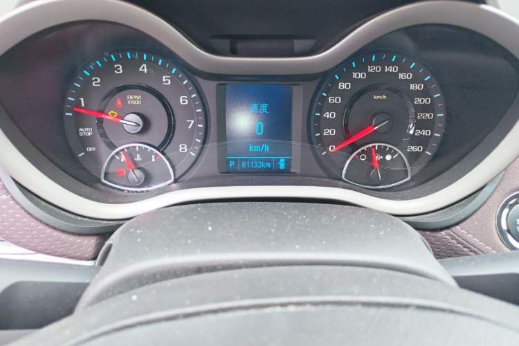 Used Chevrolet Malibu 2018 530T Automatic Luxury Edition Odometer Close Up