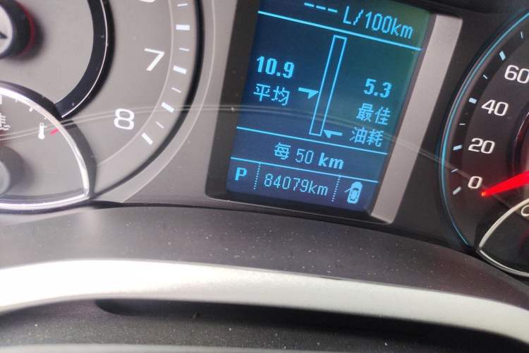 Used Chevrolet Malibu 2018 530T Automatic Fashion Edition Odometer Close Up