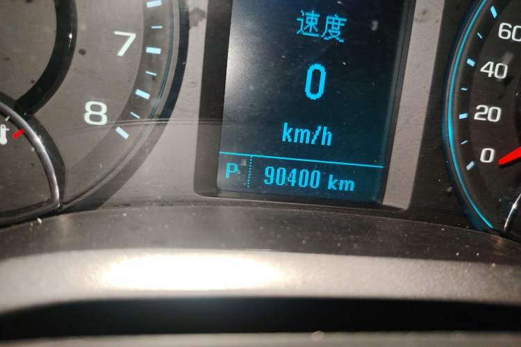 Used Chevrolet Malibu 2018 530T Automatic Fashion Edition Odometer Close Up