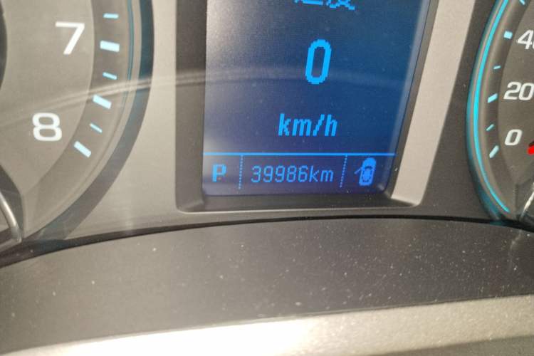 Used Chevrolet Malibu 2018 530T Automatic Fashion Edition Odometer Close Up