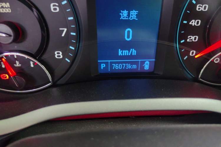 Used Chevrolet Malibu 2018 530T Automatic Fashion Edition Odometer Close Up
