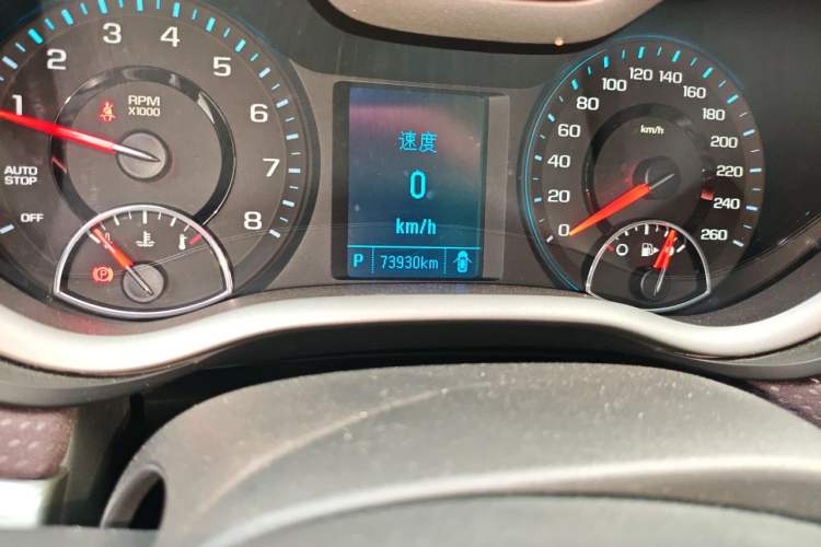 Used Chevrolet Malibu 2018 530T Automatic Fashion Edition Odometer Close Up