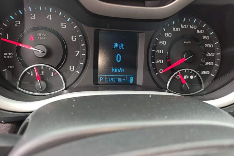 Used Chevrolet Malibu 2018 530T Automatic Fashion Edition Odometer Close Up