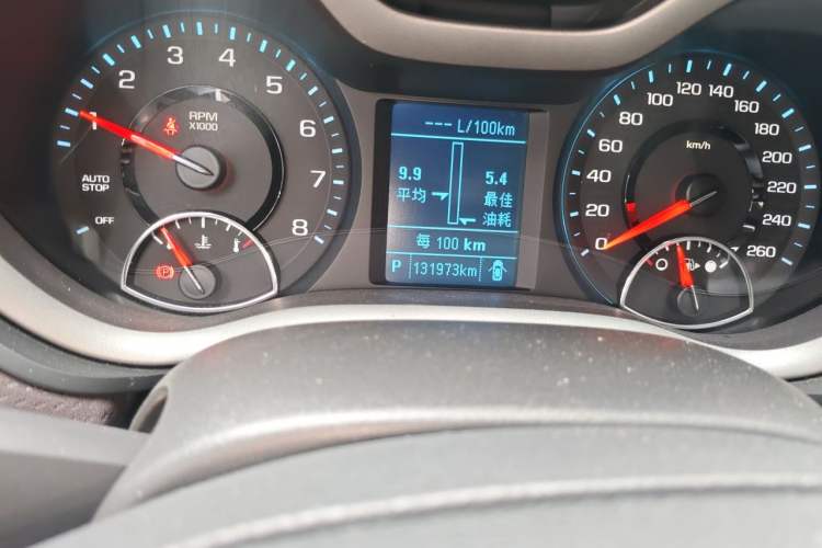 Used Chevrolet Malibu 2018 530T Automatic Luxury Edition Odometer Close Up