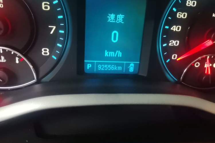 Used Chevrolet Malibu 2018 530T Automatic Comfort Edition Odometer Close Up