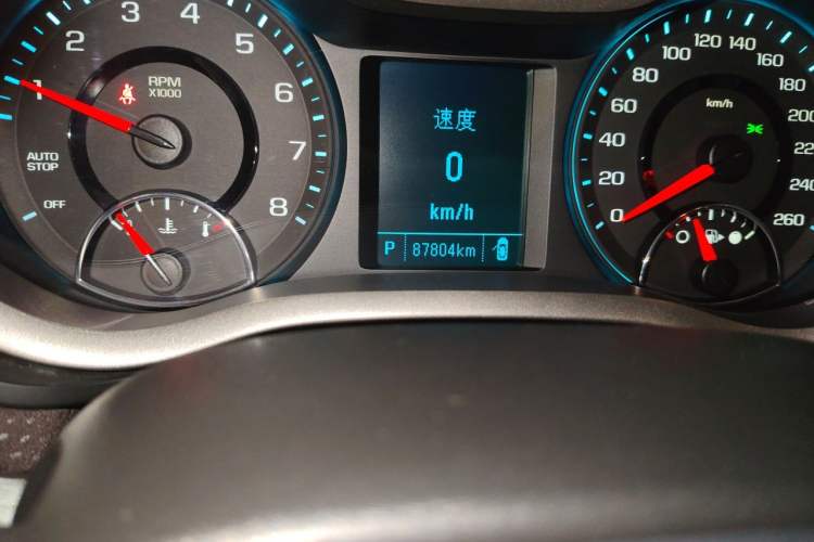 Used Chevrolet Malibu 2018 530T Automatic Fashion Edition Odometer Close Up