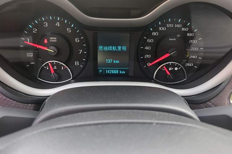 Used Chevrolet Malibu 2018 530T Automatic Luxury Edition Odometer Close Up