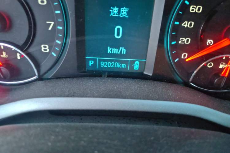 Used Chevrolet Malibu 2018 530T Automatic Luxury Edition Odometer Close Up