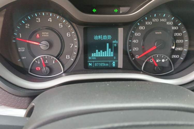 Used Chevrolet Malibu 2018 530T Automatic Fashion Edition Odometer Close Up