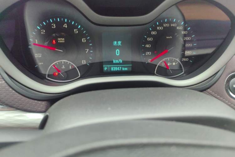 Used Chevrolet Malibu 2018 530T Automatic Luxury Edition Odometer Close Up