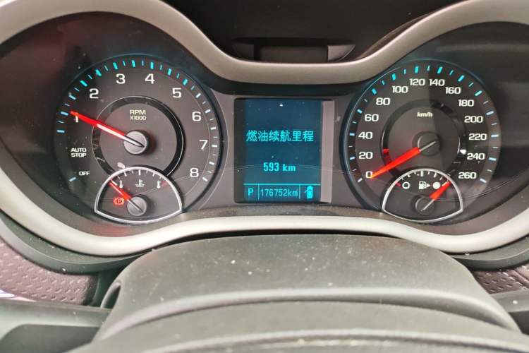 Used Chevrolet Malibu 2018 530T Automatic Fashion Edition Odometer Close Up