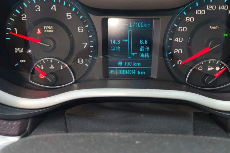 Used Chevrolet Malibu 2018 530T Automatic Luxury Edition Odometer Close Up