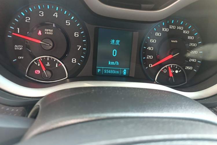 Used Chevrolet Malibu 2018 530T Automatic Luxury Edition Odometer Close Up