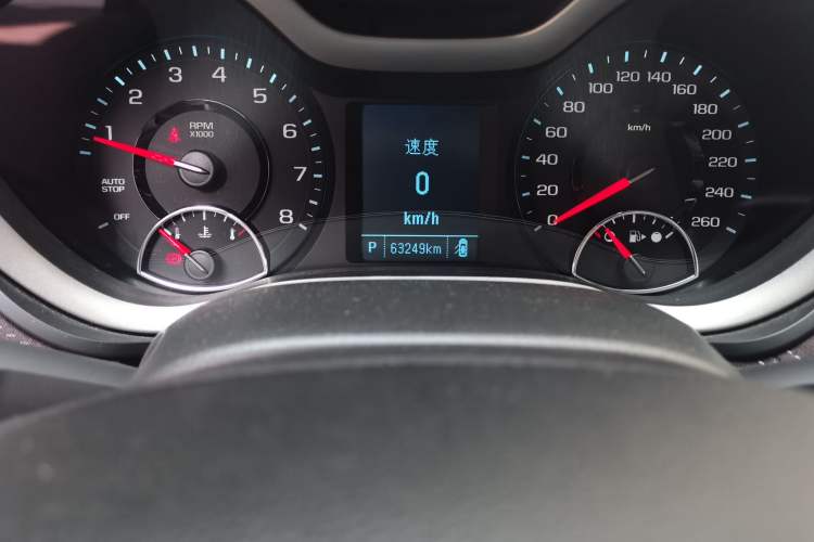 Used Chevrolet Malibu 2018 530T Automatic Luxury Edition Odometer Close Up