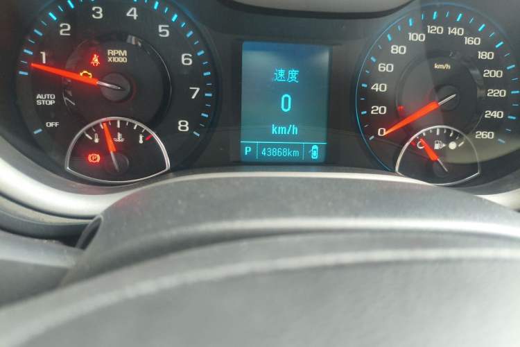 Used Chevrolet Malibu 2018 530T Automatic Luxury Edition Odometer Close Up