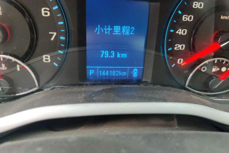 Used Chevrolet Malibu 2018 530T Automatic Luxury Edition Odometer Close Up