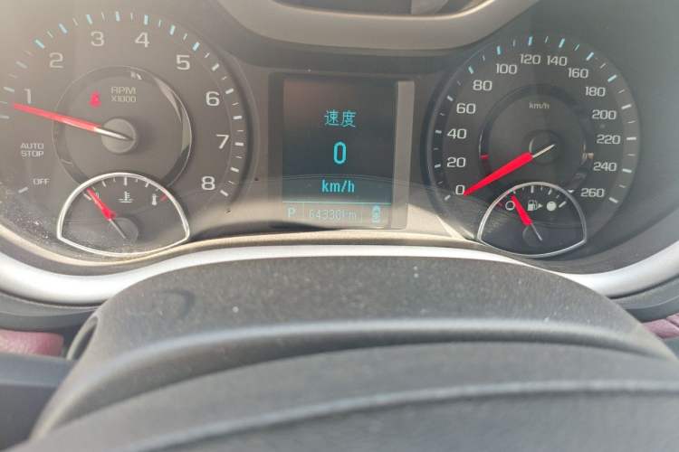 Used Chevrolet Malibu 2018 530T Automatic Fashion Edition Odometer Close Up