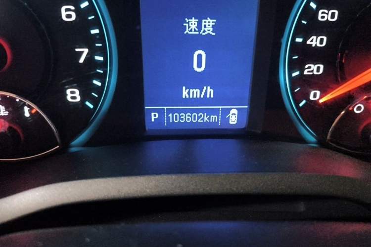 Used Chevrolet Malibu 2018 530T Automatic Fashion Edition Odometer Close Up