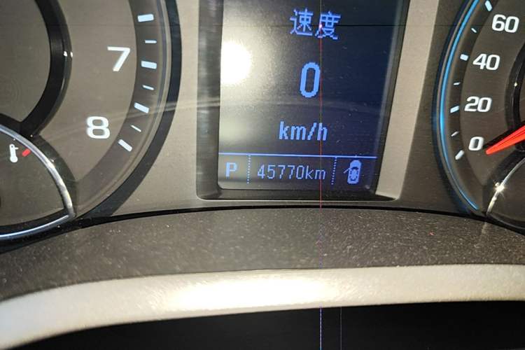 Used Chevrolet Malibu 2018 530T Automatic Fashion Edition Odometer Close Up