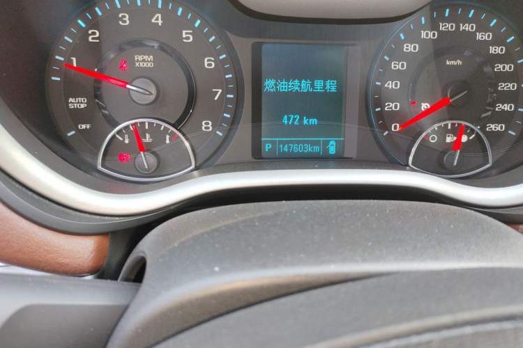 Used Chevrolet Malibu 2018 530T Automatic Luxury Edition Odometer Close Up