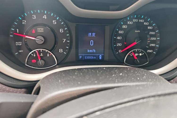 Used Chevrolet Malibu 2018 530T Automatic Fashion Edition Odometer Close Up