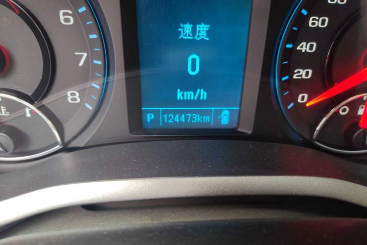 Used Chevrolet Malibu 2018 530T Automatic Fashion Edition Odometer Close Up