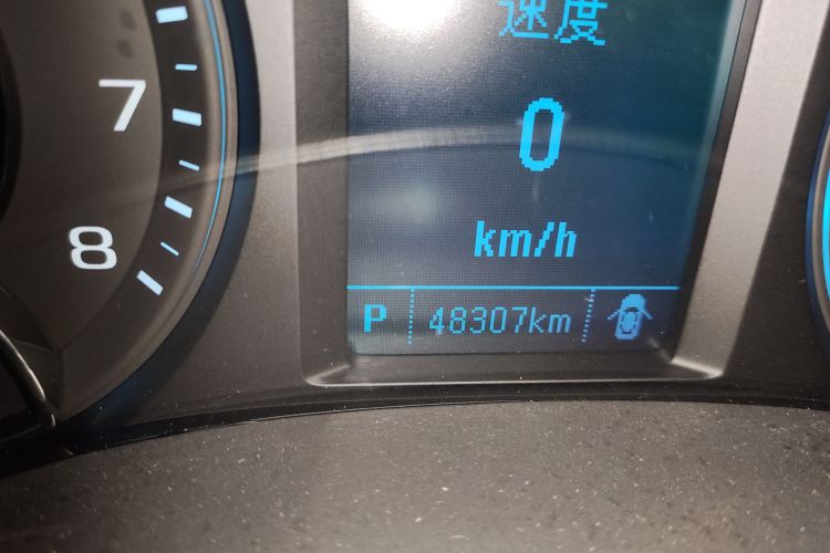 Used Chevrolet Malibu 2018 530T Automatic Fashion Edition Odometer Close Up